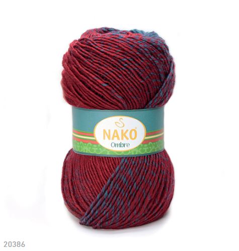 NAKO Ombre - 190 m / 100 g 4. číslo barvy: 20386