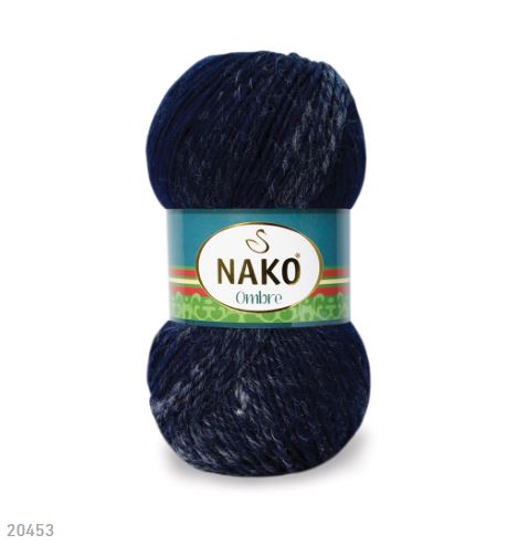 NAKO Ombre - 190 m / 100 g 4. číslo barvy: 20453