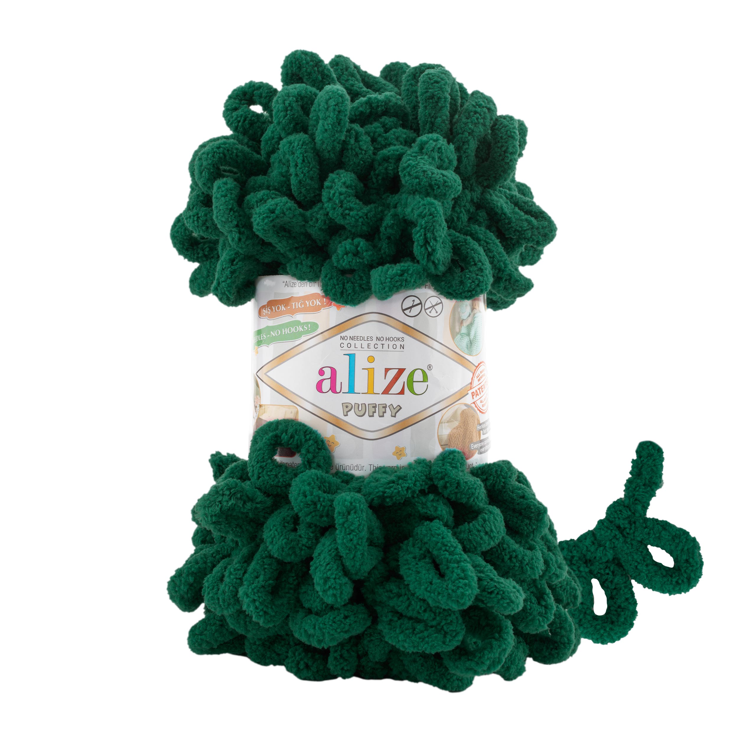 ALIZE Puffy - 9,2 m / 100 g 2. barva: mechová, 4. číslo barvy: 30