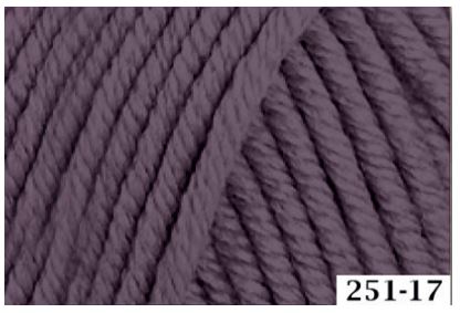 HIMALAYA Snow - 107 m / 100 g 2. barva: lilková, 4. číslo barvy: 17