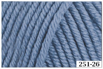 HIMALAYA Snow - 107 m / 100 g 2. barva: šedomodrá, 4. číslo barvy: 26