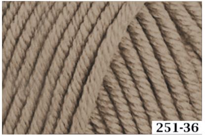 HIMALAYA Snow - 107 m / 100 g 2. barva: šedobéžová, 4. číslo barvy: 36