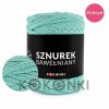 PREMIUM sznurek bawełniany by KOKONKI 5mm rolka 100m mięta