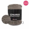 PREMIUM sznurek bawełniany by KOKONKI 5mm rolka 100m cappuccino