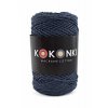 Sznurek Macrame Cotton by Kokonki rolka 200 m navy melanż