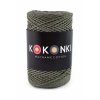 Sznurek Macrame Cotton by Kokonki rolka 200 m khaki