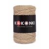 Sznurek Macrame Cotton by Kokonki rolka 200 m ciepły beż