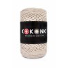 Sznurek Macrame Cotton by Kokonki rolka 200 m jasny beż