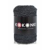 Sznurek Macrame Cotton by KOKONKI 2 mm rolka 200 m ciemny szary