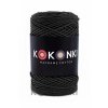 Sznurek Macrame Cotton by KOKONKI 2 mm rolka 200 m czerń