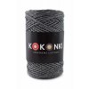 Sznurek Macrame Cotton by Kokonki rolka 200 m średni szary