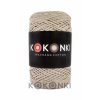 Sznurek Macrame Cotton by KOKONKI 2mm rolka 200m jasny beż