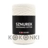 Sznurek Macrame Cotton by KOKONKI 2mm rolka 200m ecru