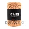 Sznurek Macrame Cotton by KOKONKI 2mm rolka 200m dynia