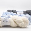 British Blue Wool Fingering c