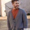 pattern knit crochet man jacket autumn winter katia 6277 10 01 g