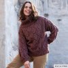 pattern knit crochet woman sweater autumn winter katia 6277 35 03 g
