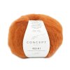 yarn wool reiki knit superfine alpaca merino polyamide orange autumn winter katia 108 fhd