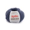 yarn wool merinoaran knit merino superwash acrylic medium blue autumn winter katia 58 fhd
