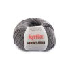 yarn wool merinoaran knit merino superwash acrylic medium grey autumn winter katia 69 fhd