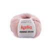 yarn wool merinoaran knit merino superwash acrylic medium rose autumn winter katia 53 fhd