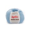 yarn wool merinoaran knit merino superwash acrylic sky blue autumn winter katia 68 fhd
