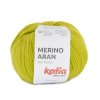 yarn wool merinoaran knit merino superwash acrylic yellow green autumn winter katia 100 fhd