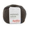 yarn wool merinoaran knit merino superwash acrylic dark brown autumn winter katia 95 fhd