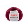 yarn wool merinoaran knit merino superwash acrylic dark maroon autumn winter katia 23 fhd