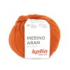 yarn wool merinoaran knit merino superwash acrylic deep orange autumn winter katia 101 fhd