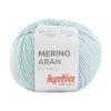 yarn wool merinoaran knit merino superwash acrylic light sky blue autumn winter katia 97 fhd