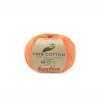 yarn wool faircotton knit gots organic cotton deep orange spring summer katia 43 fhd