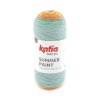 yarn wool summerpaint knit acrylic cotton pastel blue light pink light orange spring summer katia 501 fhd