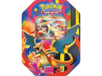 Mega Charizard X TIN Modrá