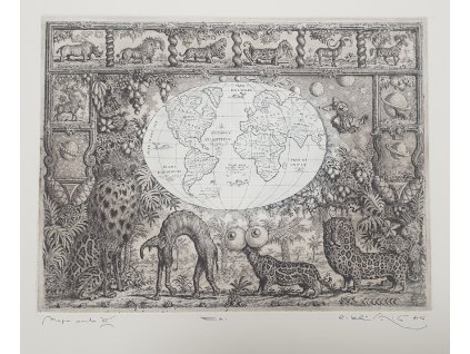 Peter Klúčik - Mapa sveta III.