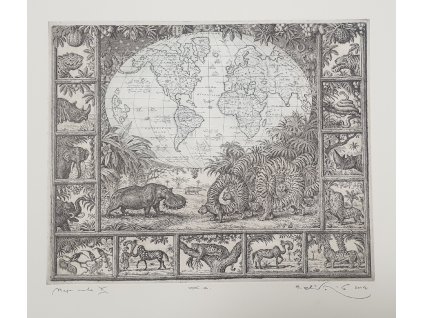 Peter Klúčik - Mapa sveta II.