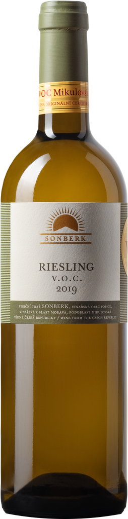 Sonberk Riesling 2019, VOC