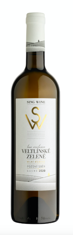 Sing Wine Veltlínské zelené 2020, pozdní sběr, Exclusive
