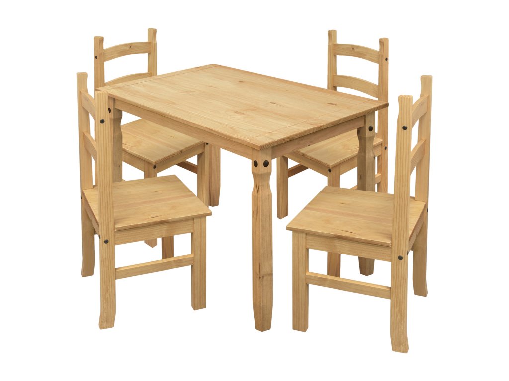 Jídelní stůl 16116 + 4 židle 1627 CORONA 2