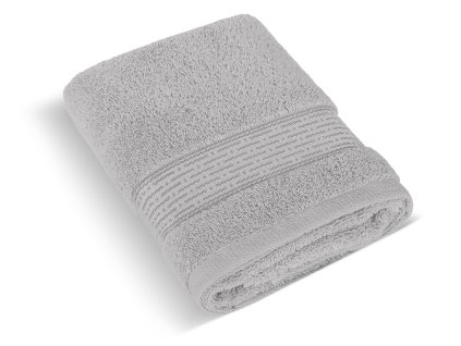 Froté ručník 50x100cm proužek 450g šedá
