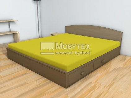 Prostěradlo olivové Froté Exkluziv 140x200/25