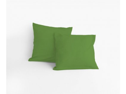 Povlak jednobarevný Zelený 70x90 Bavlněný satén deluxe