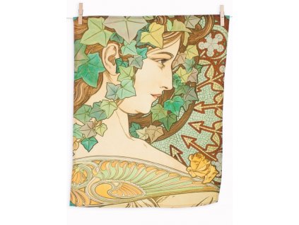 Utěrka ALFONS MUCHA Břečťan a vavřín