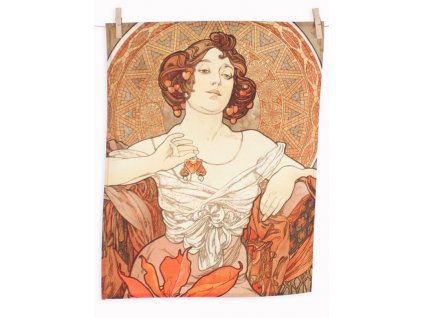 Utěrka ALFONS MUCHA Ruby