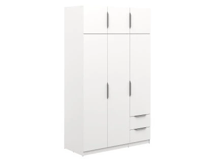Skříň 6 dveří GHOST bílá