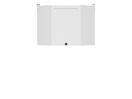 Horní rohová kuchyňská skříňka Junona Line RAMKA GNWU/57-LP, bílá