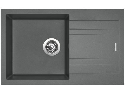 Granitový dřez LINEA 780 Titanium