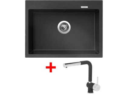 4289552 8596142049332 sinks maximo 680 metalblack mix 3 p gr
