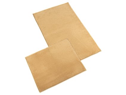 Koupelnová sada předložek GOLD 60x100+60x50cm hnědá