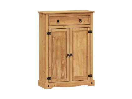 Prádelník 2 dveře + zásuvka CORONA vosk